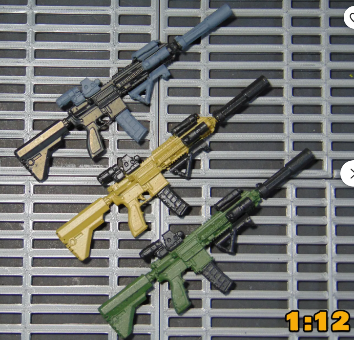 custom 1:12 weapons